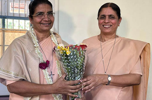 Sr Maria Naveena is the newly elected Provincial Superior of the Apostolic Carmel, Karnataka Provinc