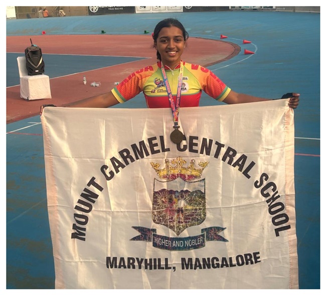Jesnia Correa of Mount Carmel Rolls to Victory in Roller Skating at SGFI Nationals Jesnia Correa of Mount Carmel Rolls to Victory in Roller Skating at SGFI Nationals
