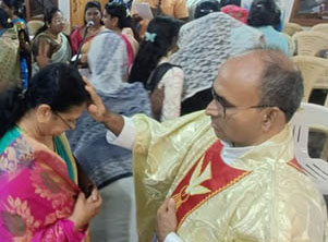 Seventh day’s Novena at Our Lady of Health Minor Basilica, Harihara