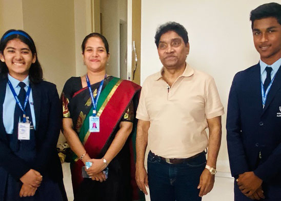 Ryan students interact with celebrated actor, comedian Mr. Johnny Lever