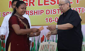 Catholic Board of Education Distributes Msgr Leslie Shenoy Scholarships to 76 Students in Mangalore