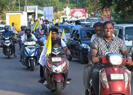 Harmony Vehicle Rally Brings Devotees of St Lawrence Church & Shrine Bondel together