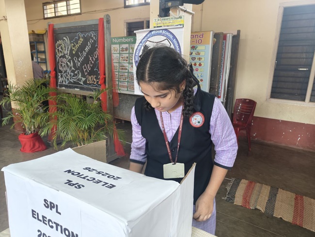 Digital Democracy in Action: St Patrick’s School, Siddakatte, Holds EVM-Based Student Elections