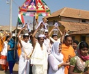 Halebeedu: Mahaveer Jayanti Celebrated at Adagoor Village