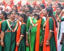 Moodbidri: Over 20,000 students partake in I-Day celebrations at Alvas Edu Foundation