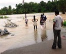 Heavy rain floods in Shirva Belle Innaje areas