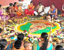 Varamahalaxmi Puja held at Moodubelle with utmost devotion