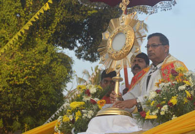 Confraternity Sunday Observed with Adoration, Devotion and Grand Procession  in St. Lawrence Parish,