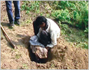 Infanticide suspected : Body of new born exhumed