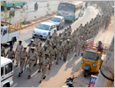 Tight security prevails across taluk for Hindu Samajotsav