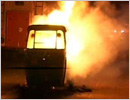 Karkala: Parked auto catches fire