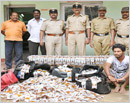 M’lore: Excise police seizes 2,250 sachets liquor