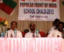 Sakleshpur: PFI Embarks on School Chalo Campaign