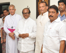 M’lore: LS Congress Candidate Janardhan Poojary seeks support of Protestant Community