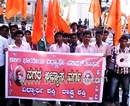 ABVP Protests to introduce CET in curbing Donation Menace