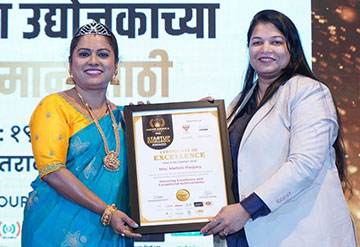 Manikarnika Startup Women Entrepreneur Award to Mohini R. Pujari