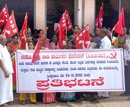 Udupi: Beedi workers demonstrate for  work on six days