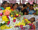 Udupi/Pamboor: Grief and tears of thousands mark the funeral service of Ashwin Dsouza