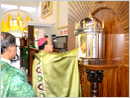 Moodubelle: Udupi Bishop Blesses New Tabernacle in St Lawrence Church