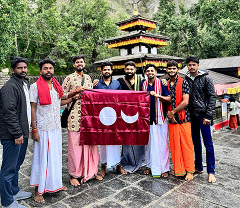 Prayer of Tulunad Devotees at Muktinath Temple, Nepal for Adding Tulu Language in 8th Schedule