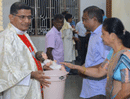 Christmas Celebrated with devotion and joy in St. Lawrence Church, Moodubelle