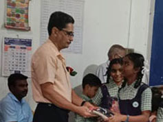 Free Note Books, Uniforms, and Sports apparels handed over to all the students in SRSM National Scho