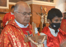 Good Friday Service Observed in St. Lawrence Church, Moodubelle
