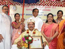 Catholic Sabha Mangalore North Zone Felicitates Ivan DSouza