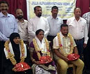 Newly elected Minority councilors felicitated and Special Bulletin ‘Samparka’ released
