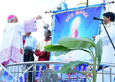 Annual Feast Unveiled: Flag Hoisting Marks Start of Celebrations at Harihar Basilica