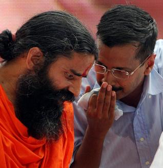 Ramdev-Kejriwal